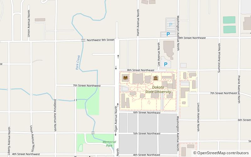 Karl E. Mundt Library location map