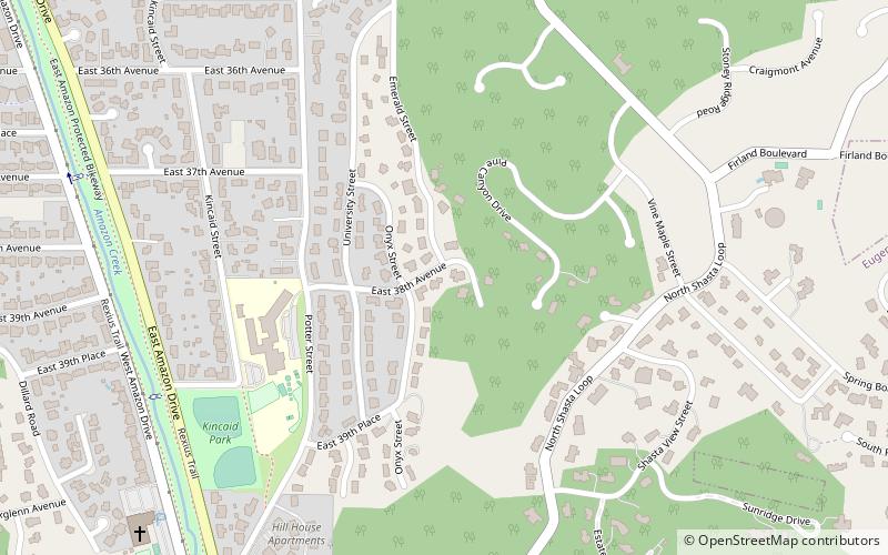 southeast eugene location map