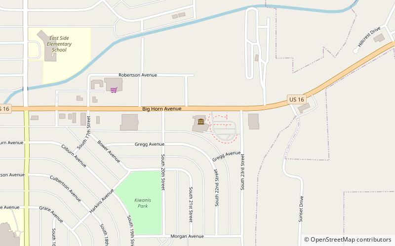 Washakie Museum and Cultural Center location map