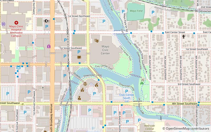 Rochester Art Center location map