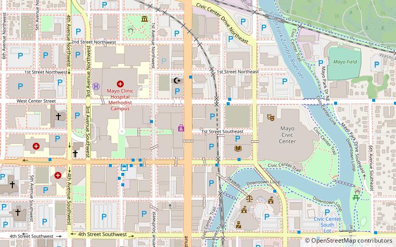 Broadway Plaza location map