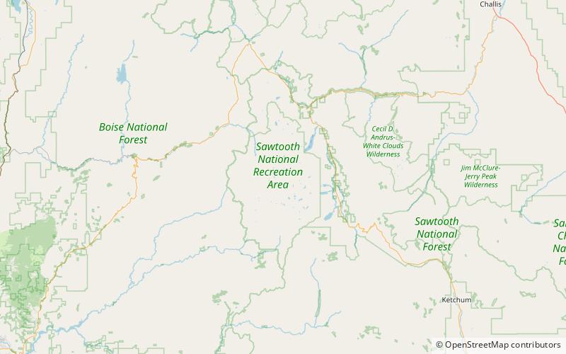 Elk Peak location map