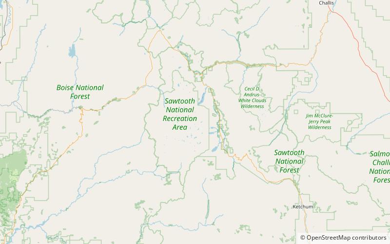 Sevy Peak location map
