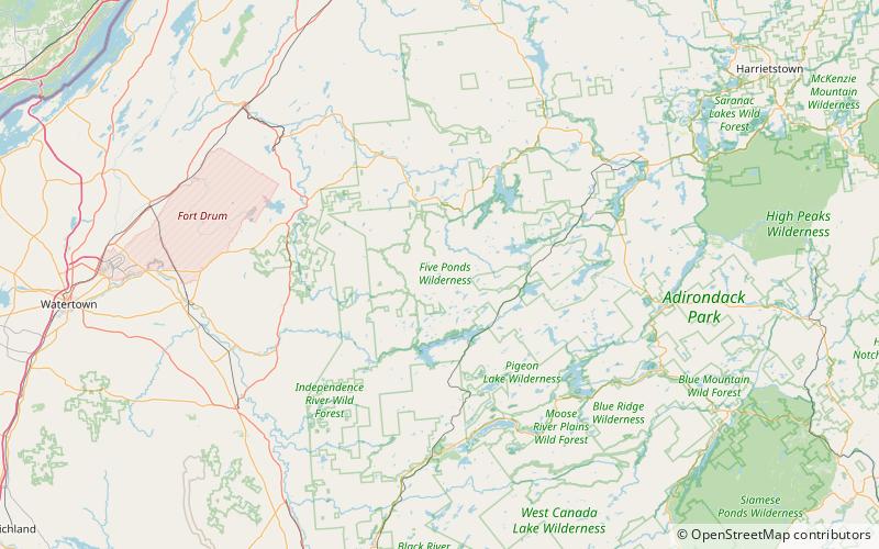 Wolf Pond location map