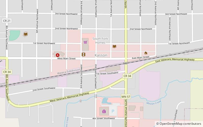 Kasson Municipal Building location map