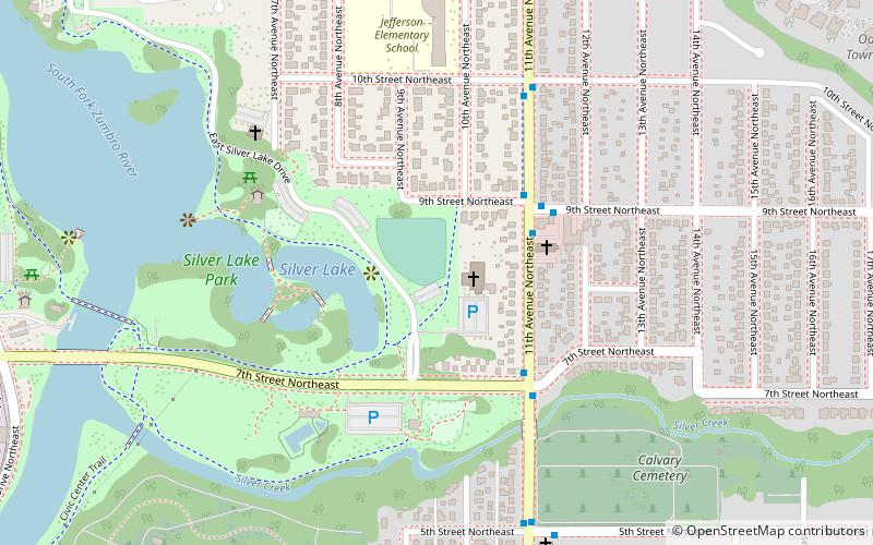 silver lake park rochester location map