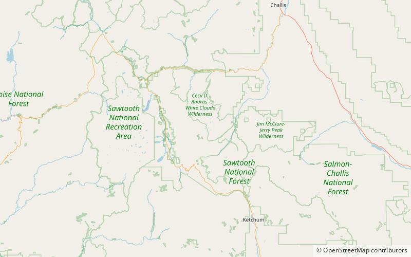 Washington Lake location map