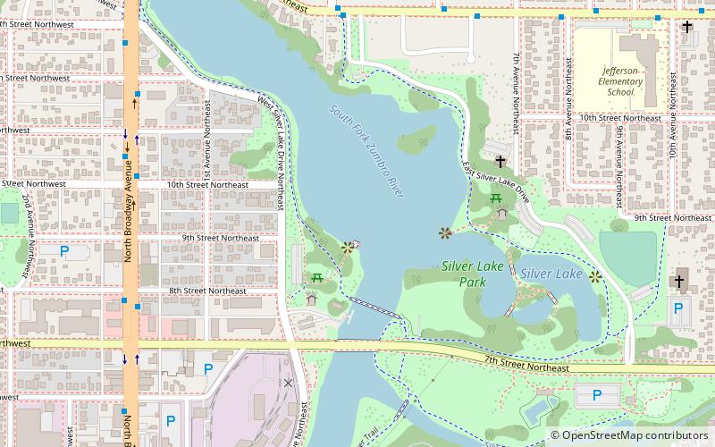 Silver Lake location map