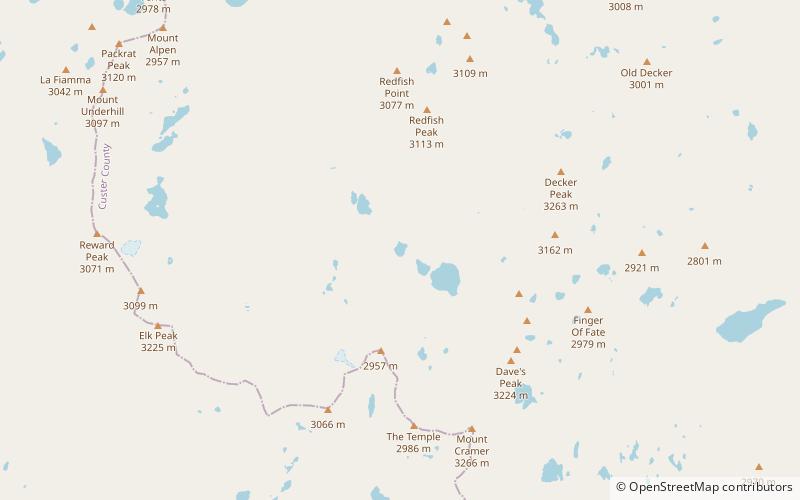 lower cramer lake sawtooth wilderness location map