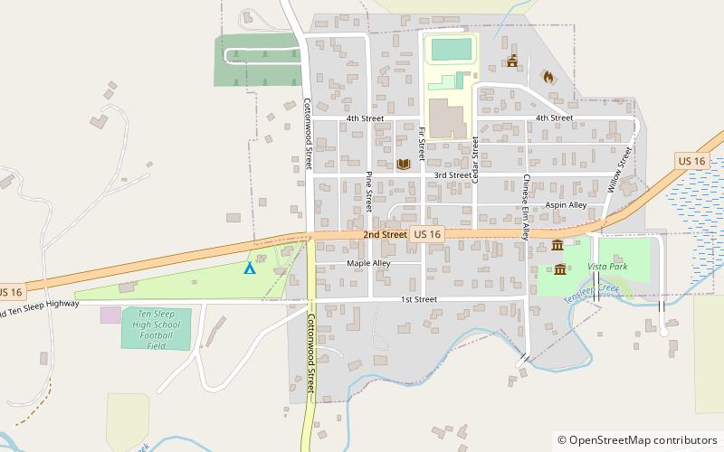 Ten Sleep Mercantile location map