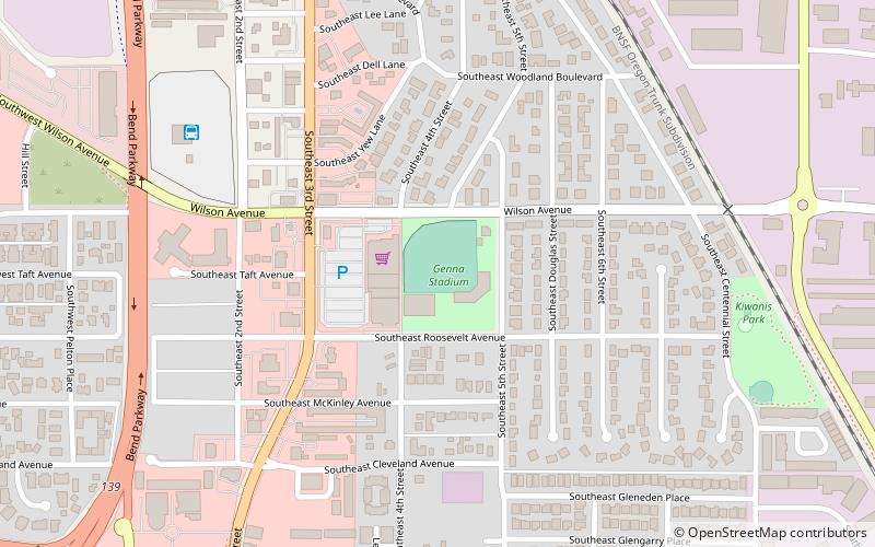 Vince Genna Stadium location map