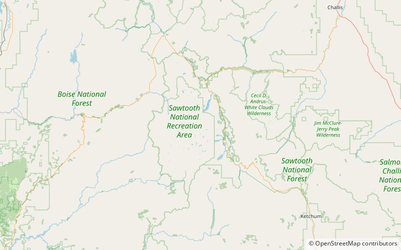 Decker Peak location map