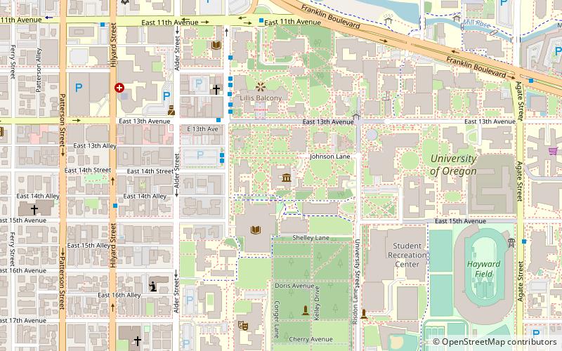 Jordan Schnitzer Museum of Art location map