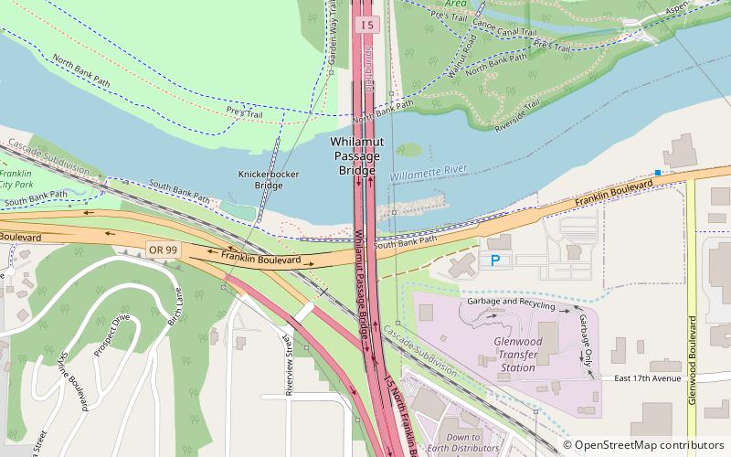 Whilamut Passage Bridge location map