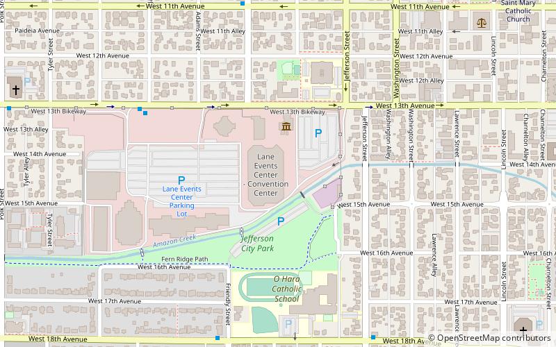 Lane Events Center location map