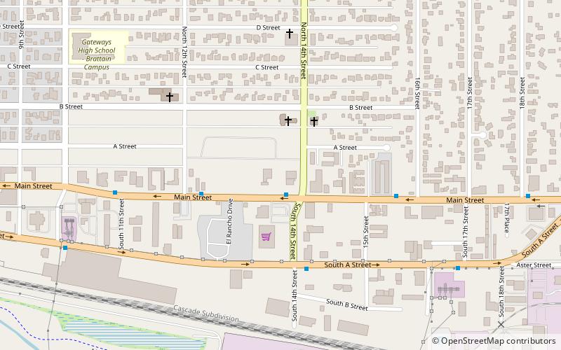 Brattain–Hadley House location map