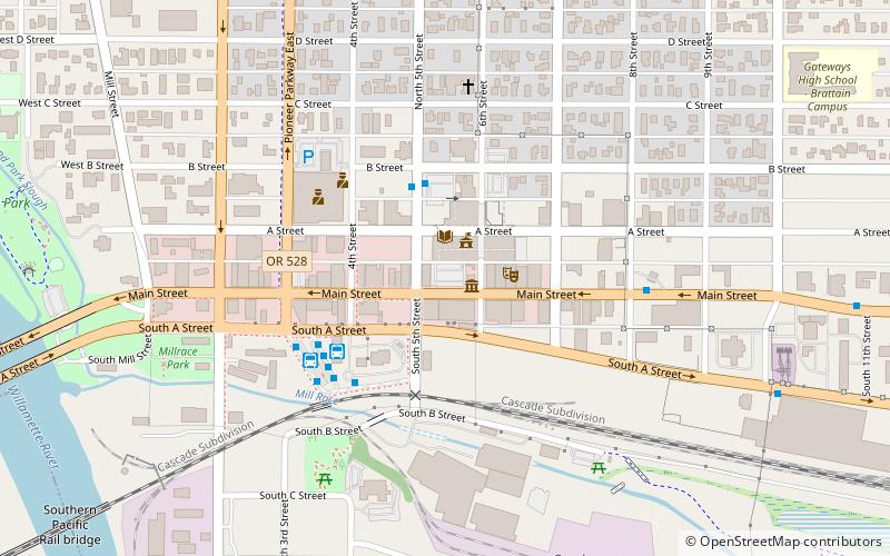 Pacific Power and Light Building location map