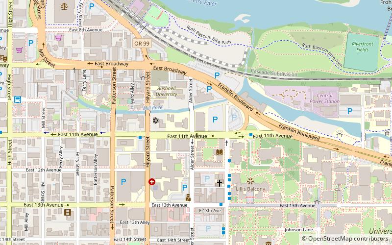 Northwest Christian University location map