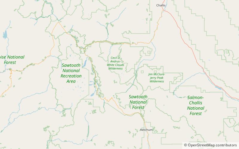 Glacier Lake location map
