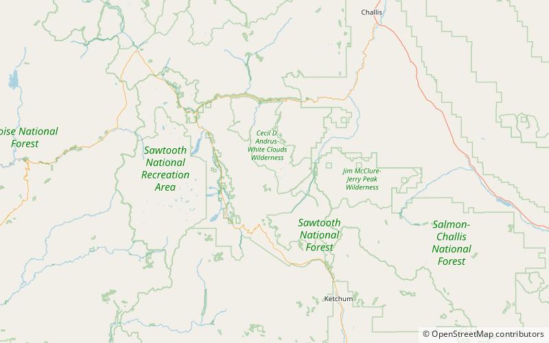 Patterson Peak location map