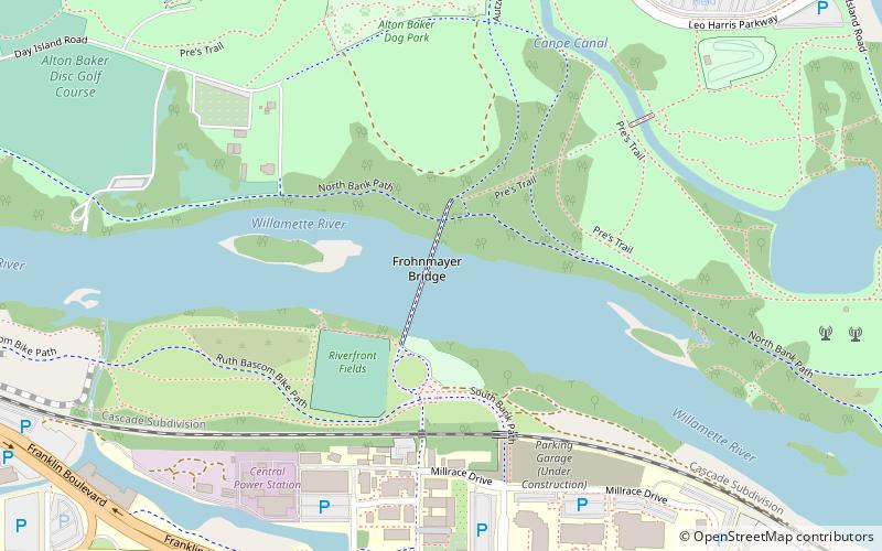 Frohnmayer Bridge location map