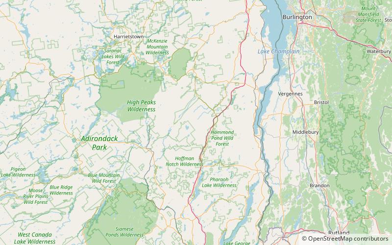 macomb mountain adirondack park location map