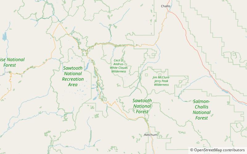 Cornice Lake location map