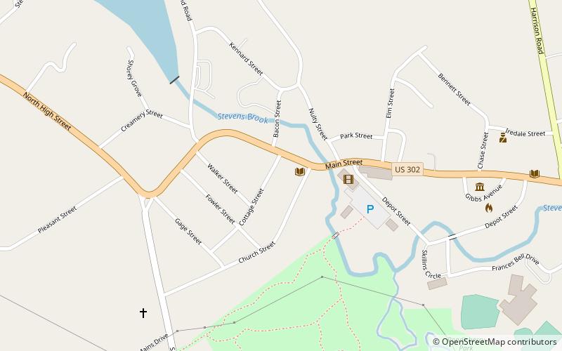 Bridgton Books location map