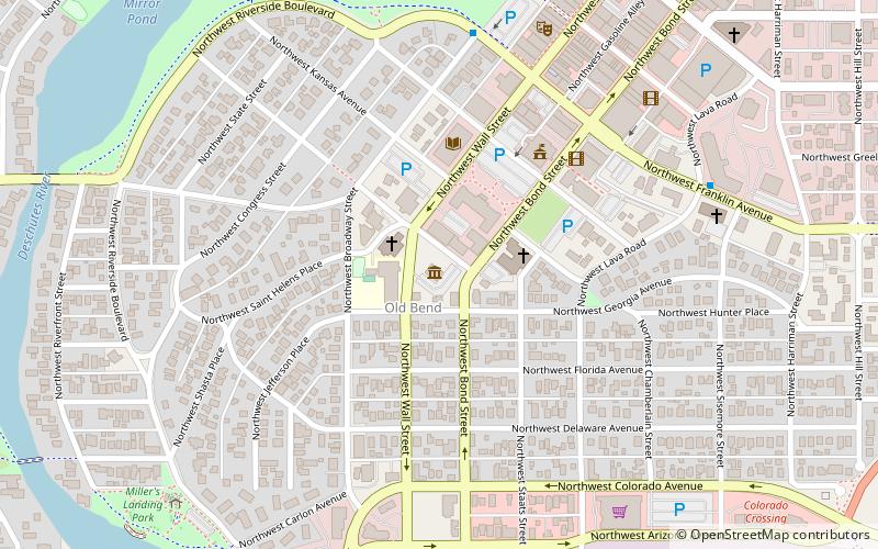 Deschutes Historical Museum location map