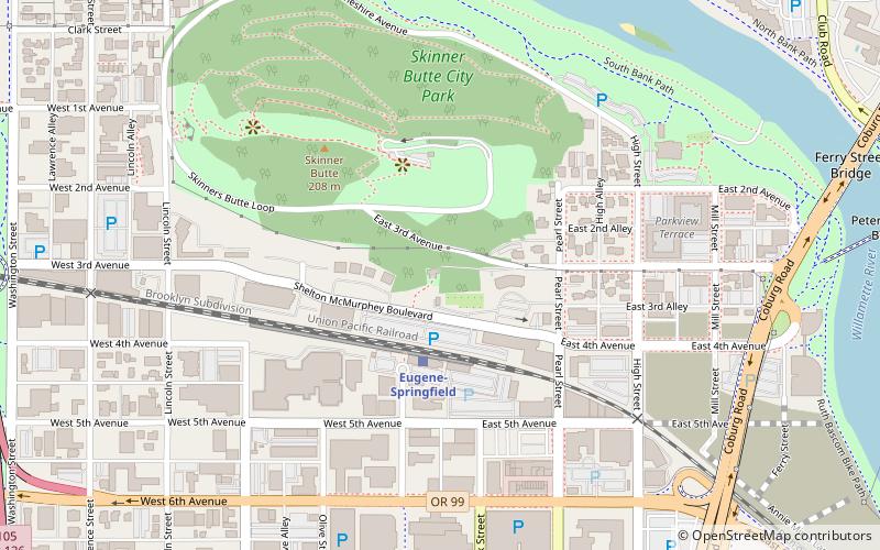 Shelton McMurphey Johnson House location map