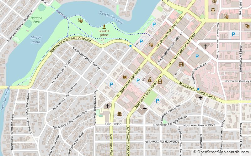 downtown bend library location map