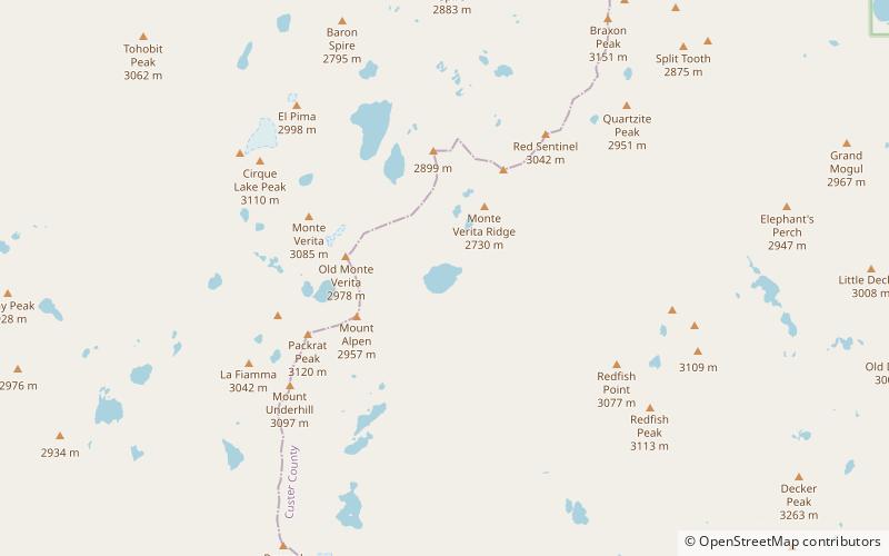 Alpine Lake location map