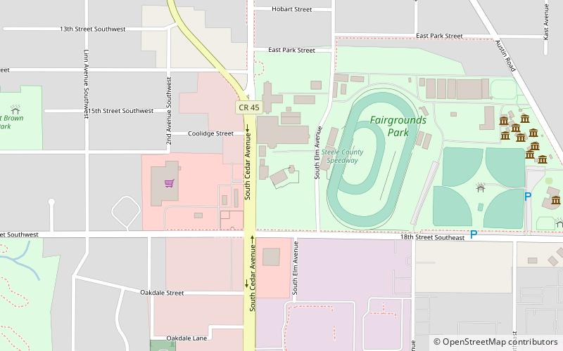 Steele County Free Fair location map