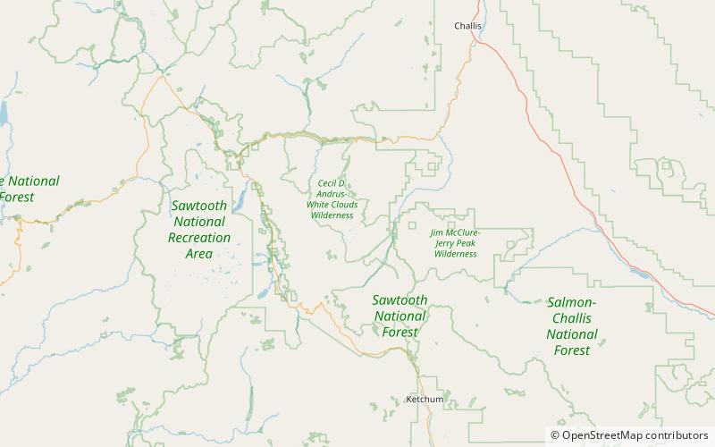 Sliderock Lake location map