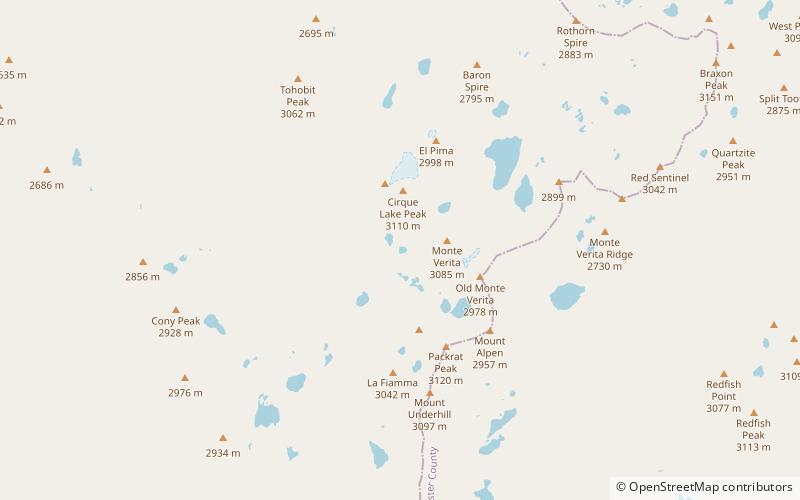 Upper Bead Lake location map