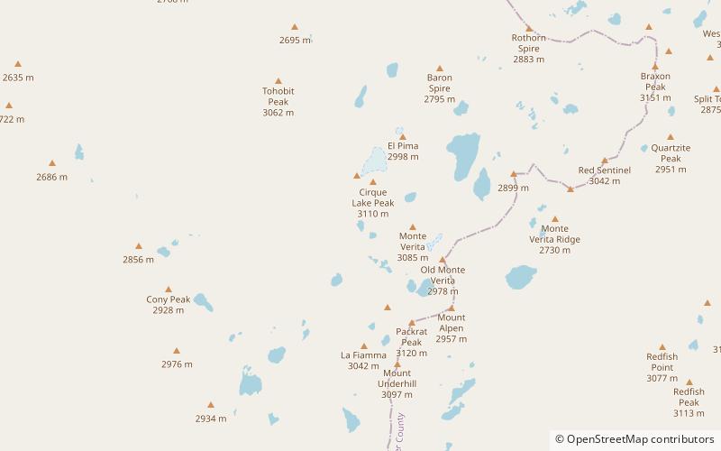 Lower Bead Lake location map