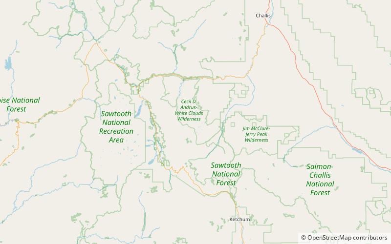 Lonesome Lake Peak location map