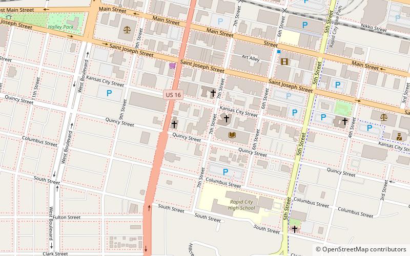 cyclorama rapid city location map
