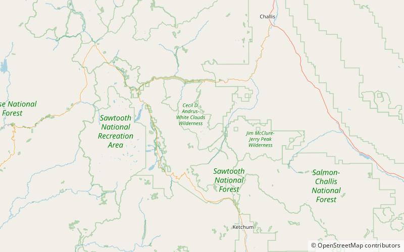 Hourglass Lake location map