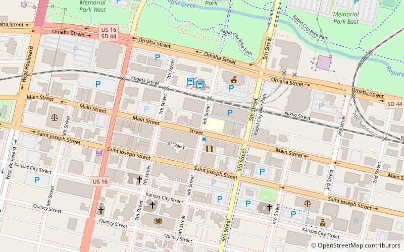Main Street Square location map