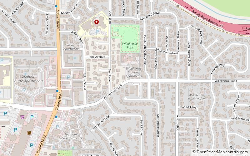 Willakenzie Grange Hall location map