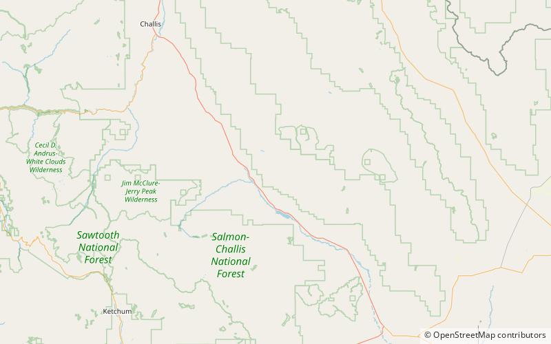 Leatherman Peak location map