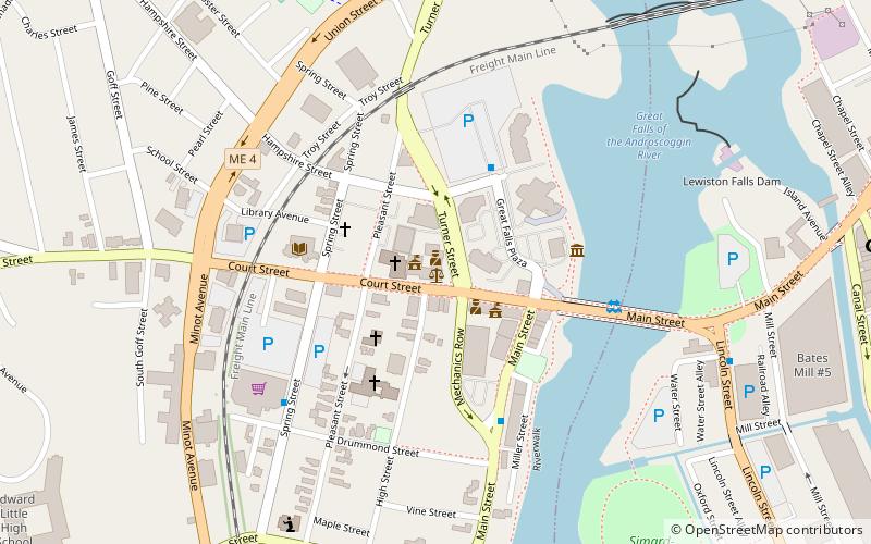 Androscoggin County Courthouse and Jail location map