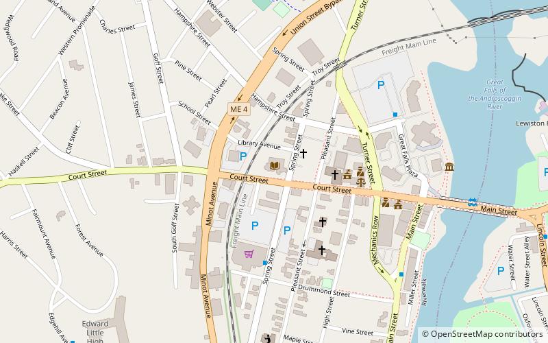 Auburn Public Library location map