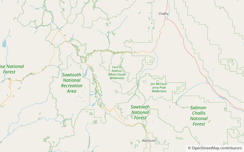 Big Boulder Lakes location map
