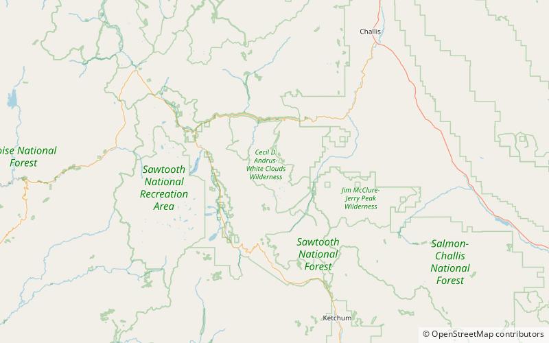 Sapphire Lake location map