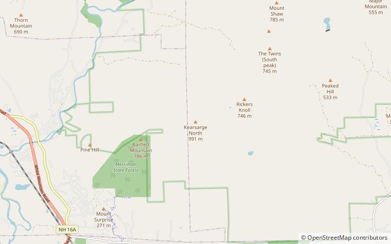Kearsarge North location map
