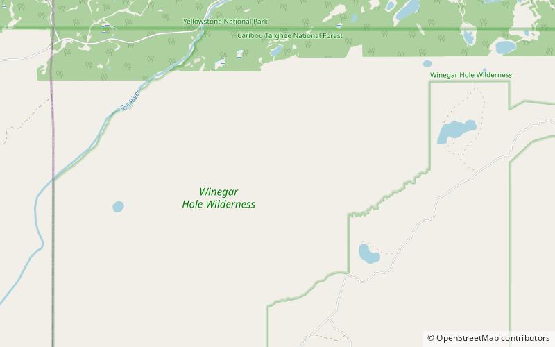 winegar hole wilderness location map