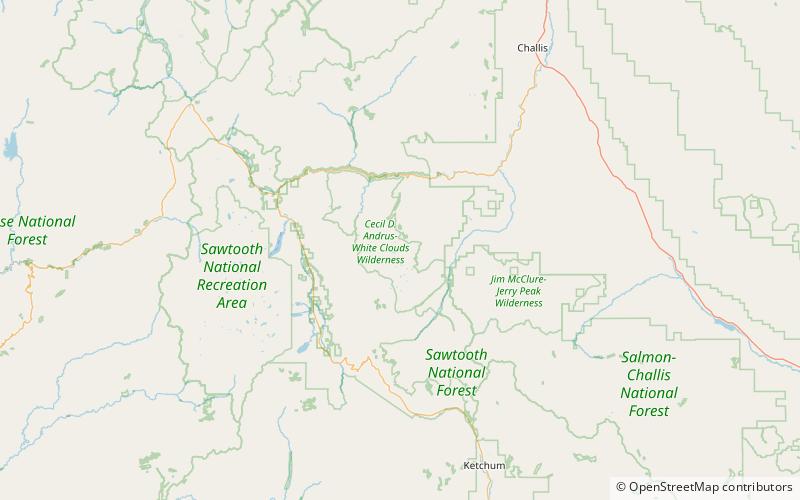 walker lake white clouds wilderness location map
