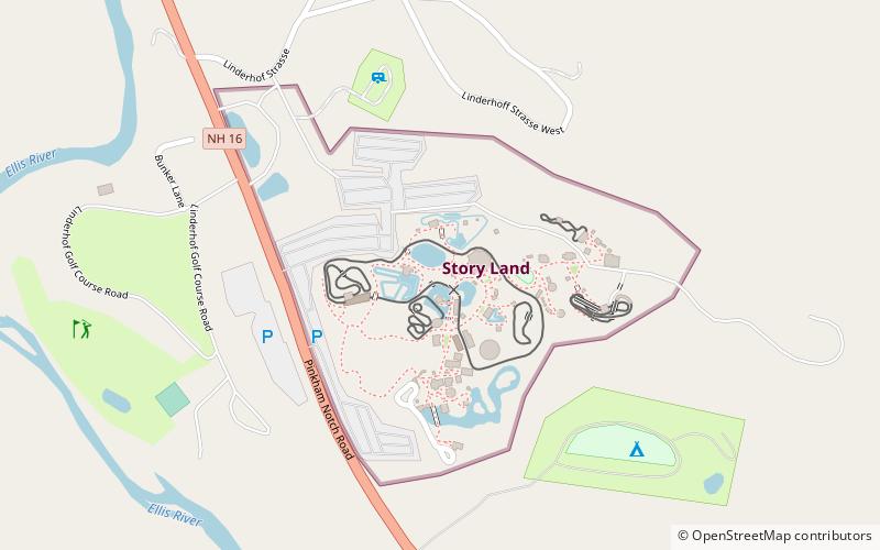 Story Land location map